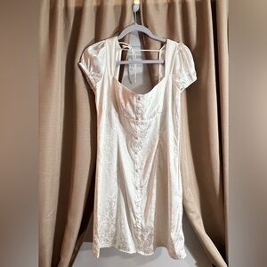 PRINCESS POLLY white floral print dress